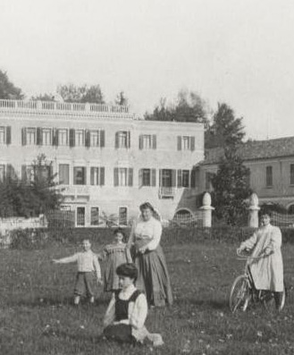 Veduta di Villa Friedenberg da Via Risorgimento